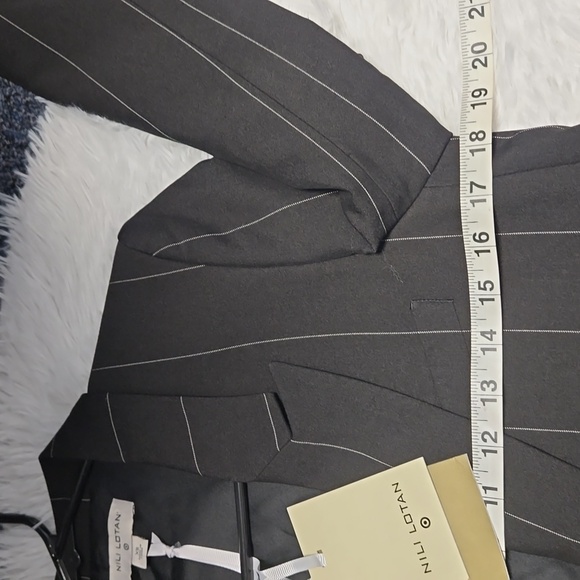 NWT Nili Lotan x Target Classic Black and White Pinstripe Blazer Size XS - Picture 11 of 13